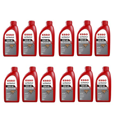 Aceite motor 106602   ESSO ULTRAFLO 10W-40   1L  caja 12 unidades