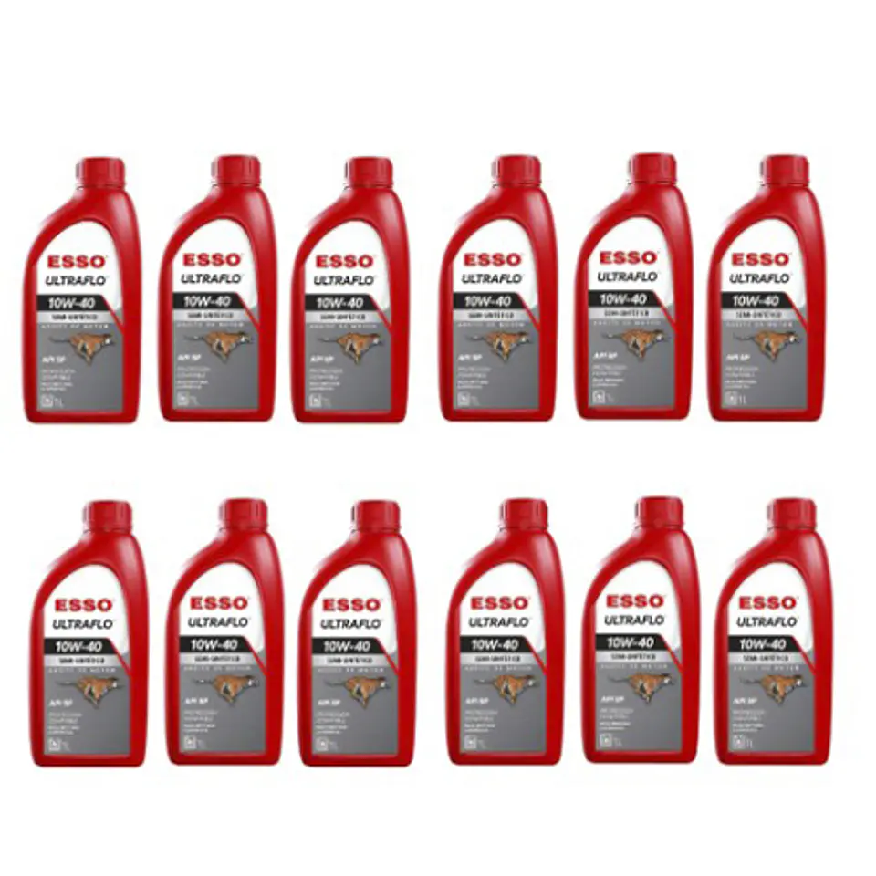 Aceite motor 106602   ESSO ULTRAFLO 10W-40   1L  caja 12 unidades 1