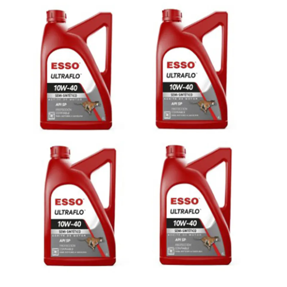 Aceite motor 106603   ESSO ULTRAFLO 10W-40   4L caja 4 unidades  1