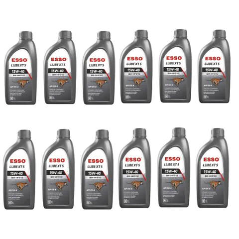 Aceite motor 106597   ESSOLUBE XT5 15W-40   1L caja 12 unidades