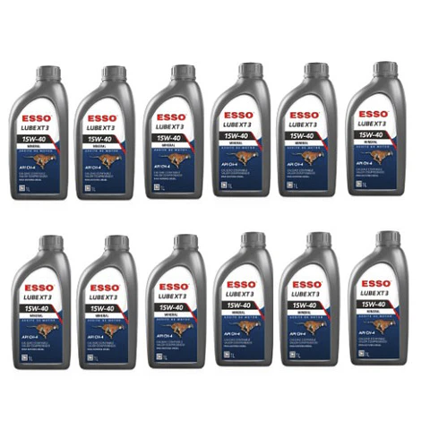 Aceite motor 106620   ESSOLUBE XT3 15W-40   1L caja 12 unidades