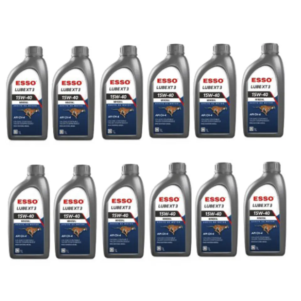 Aceite motor 106620   ESSOLUBE XT3 15W-40   1L caja 12 unidades 1