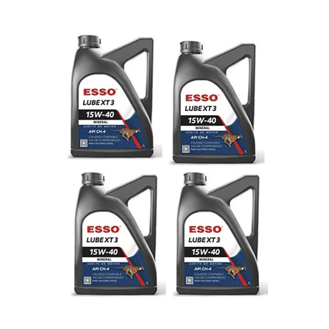 Aceite motor 106587   ESSOLUBE XT3 15W-40   4L  caja 4 unidades 