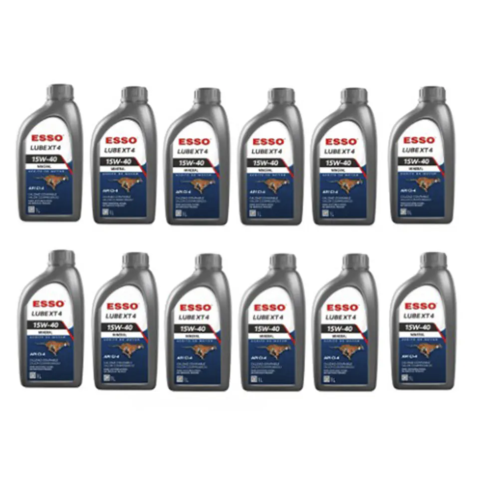 Aceite motor 106584   ESSOLUBE XT4 15W-40   1L caja 12 unidades 1