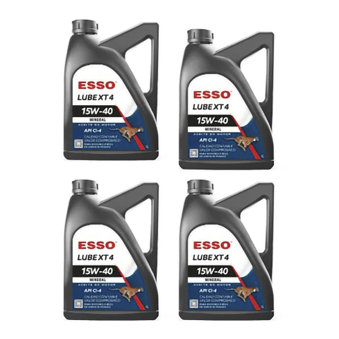 Aceite motor 106585   ESSOLUBE XT4 15W-40   4L  caja 4 unidades 
