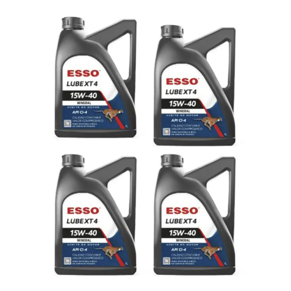 Aceite motor 106585   ESSOLUBE XT4 15W-40   4L  caja 4 unidades  1