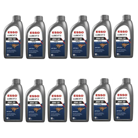 Aceite motor 106630   ESSOLUBE XT3 20W-50   1L  caja 12 unidades