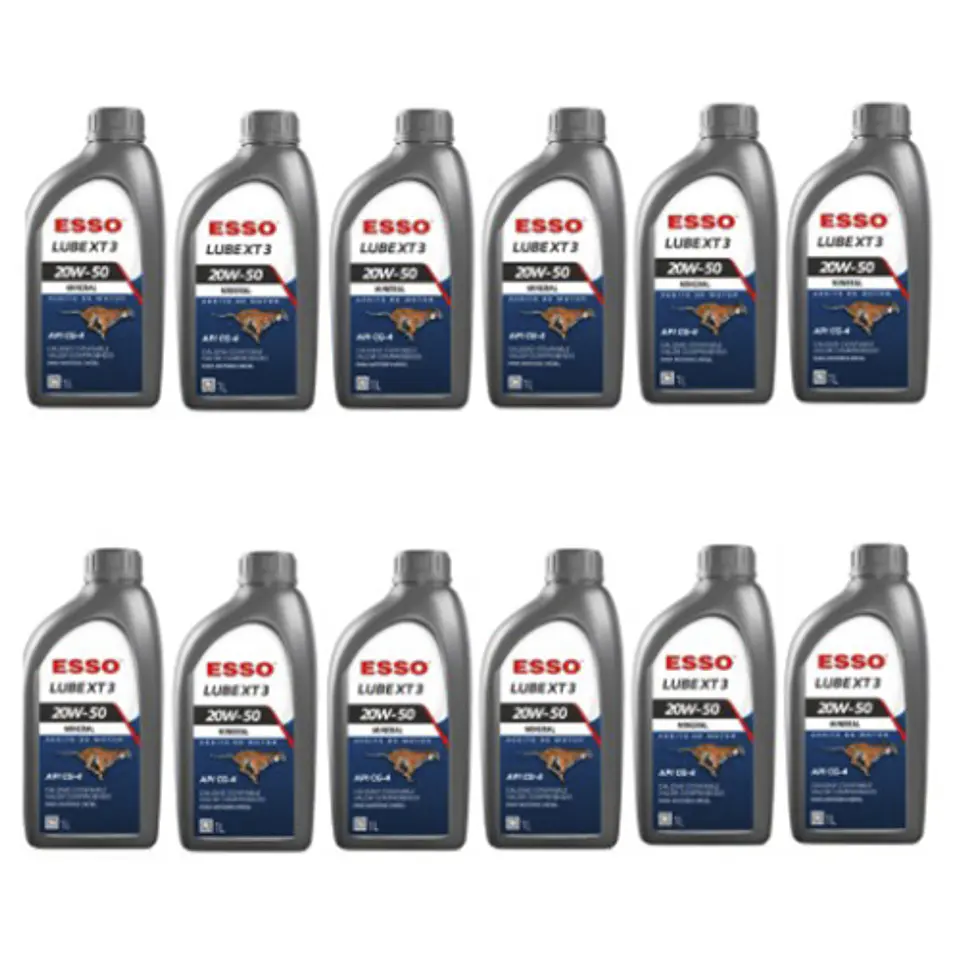 Aceite motor 106630   ESSOLUBE XT3 20W-50   1L  caja 12 unidades 1