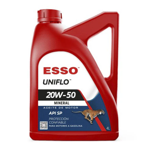 Aceite motor 106596   ESSO UNIFLO 20W-50   4L