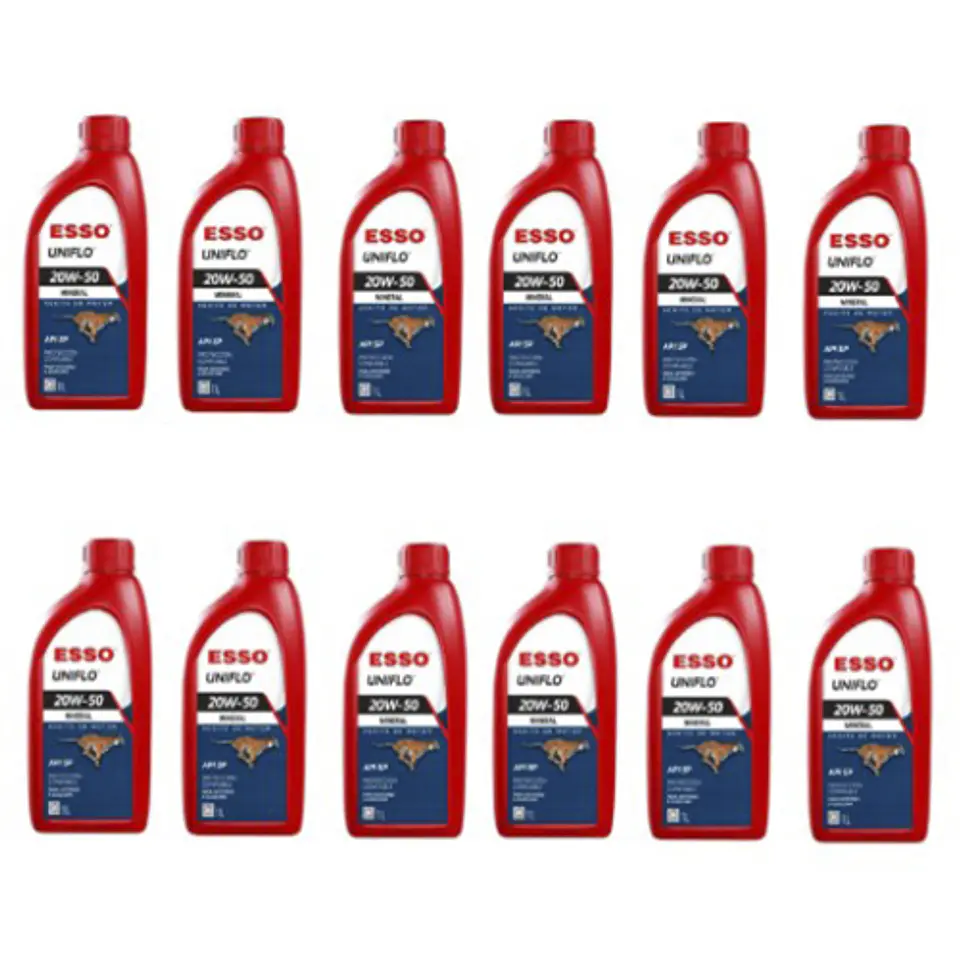 Aceite motor 106595   ESSO UNIFLO 20W-50   1L  caja 12 unidades 1