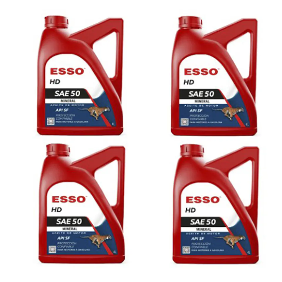 Aceite motor 106606   ESSO HD 50   4L caja 4 unidades  1
