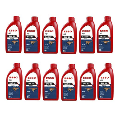Aceite motor 106604   ESSO HD 50   1L  caja 12 unidades