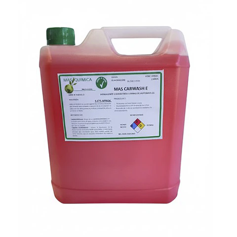 MASCARWASH 5 LT SHAMPOO PARA AUTOS CONCENTRADO 5 LITROS