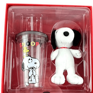 Set Vaso Peluche Snoopy