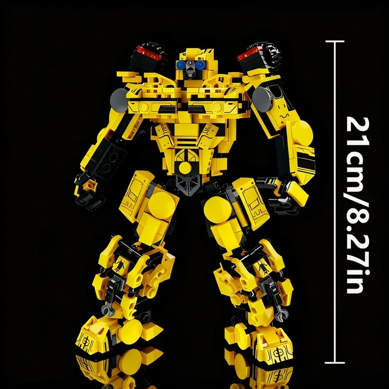 Transformers Robot y Vehículo 2 en 1 Kit de Bloques 5