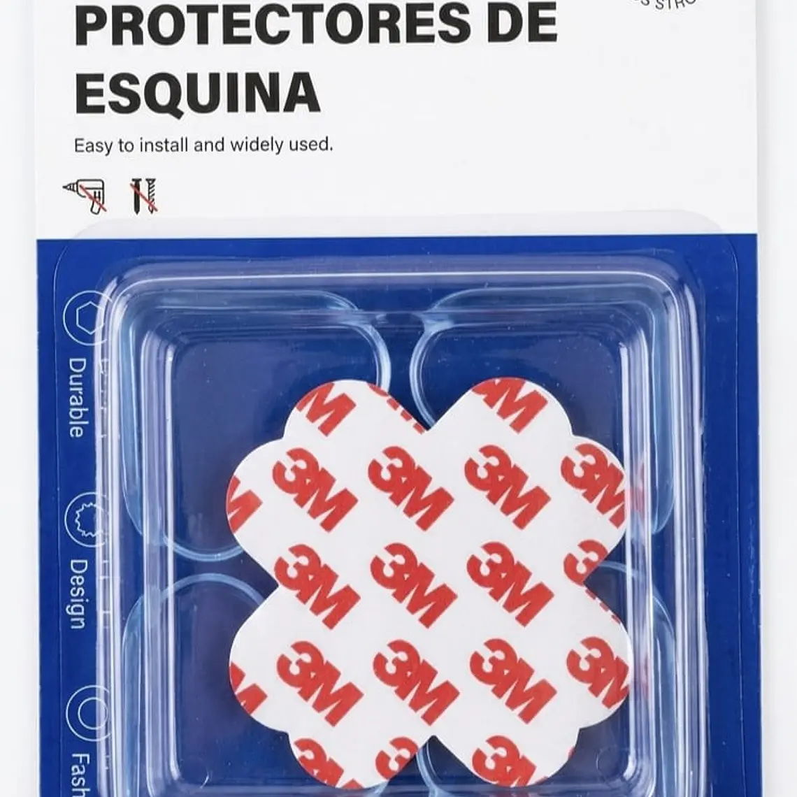 Protectores para esquina de silicona x4 Corazón  2