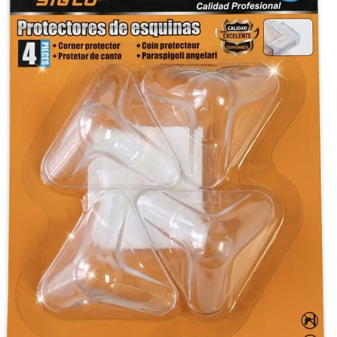 Protectores para esquina de silicona x4 angulado  2