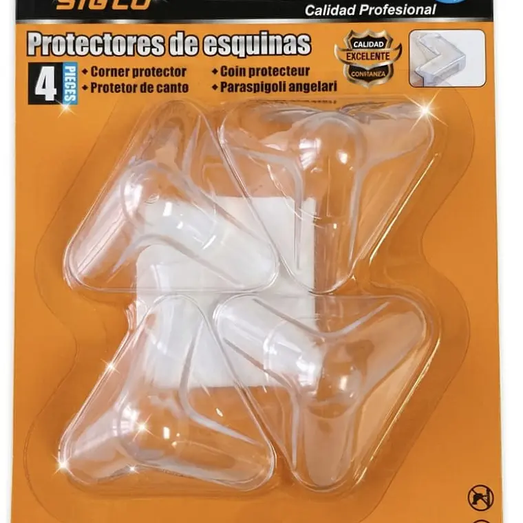 Protectores para esquina de silicona x4 angulado  2
