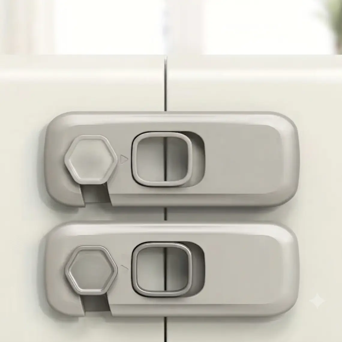 Cerradura de Seguridad para Refrigerador y Gabinetes  x2un 4
