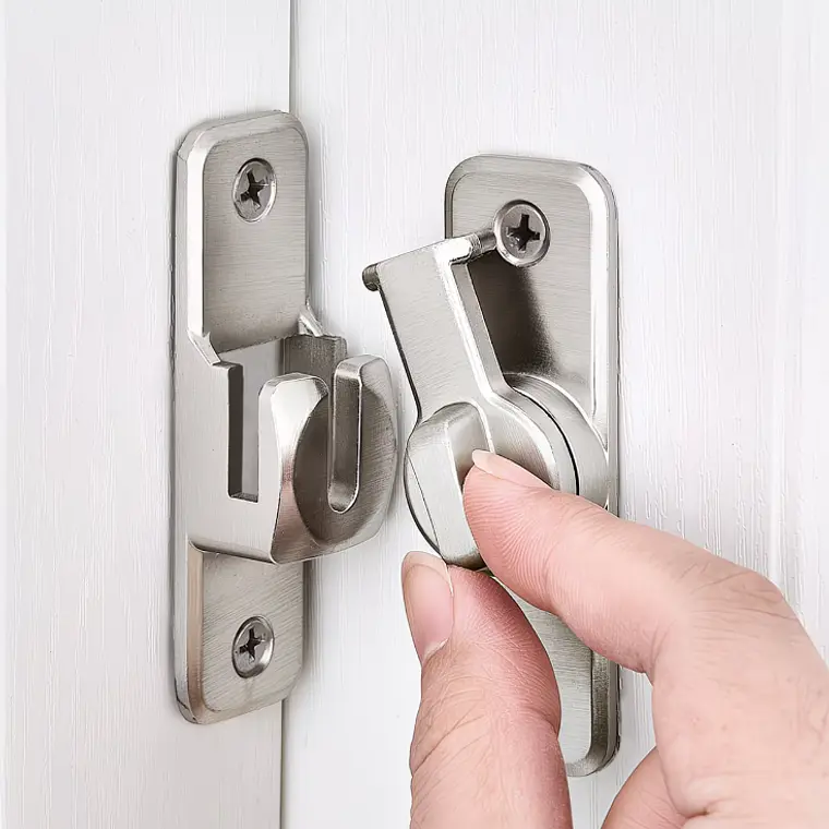 Cerradura Tipo Granero 90° y 180° Para Puerta Abatible 8