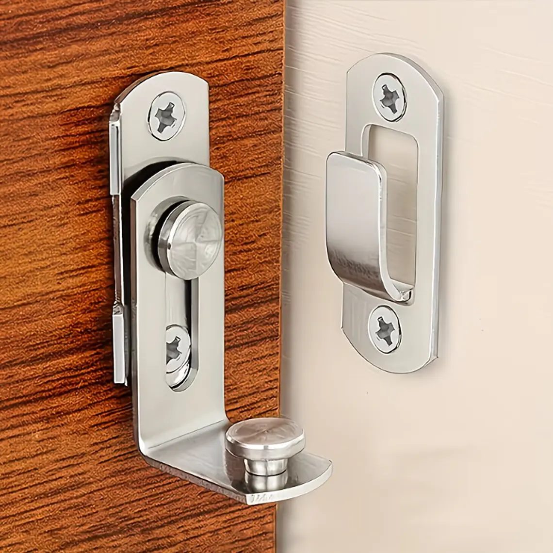 Cerradura Tipo Granero 90° Para Puerta Abatible o Corrediza 7