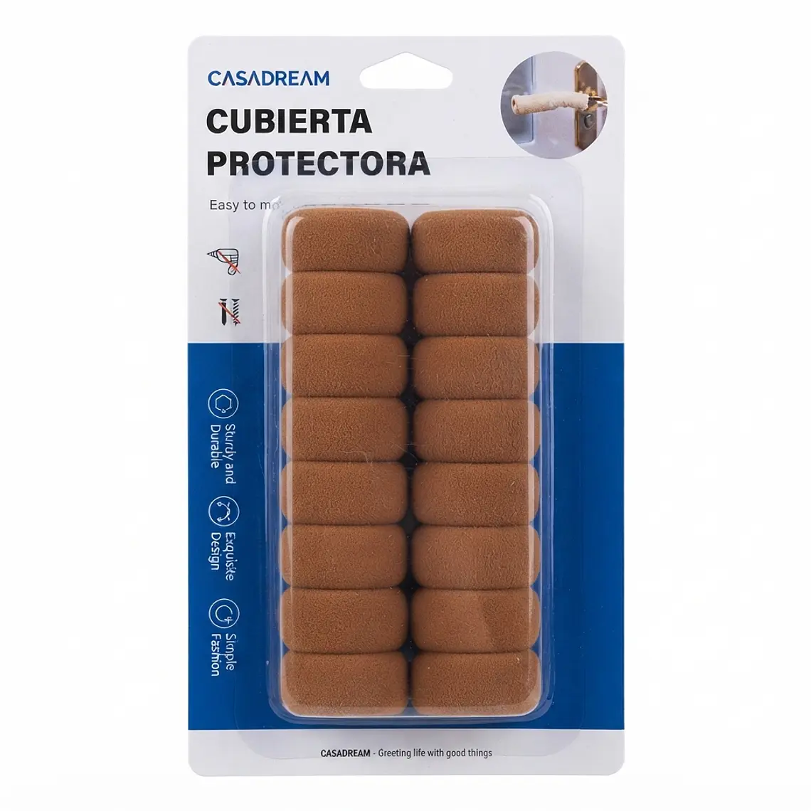 Protector de Manija Puerta Ergonómico Antideslizante Pack 2