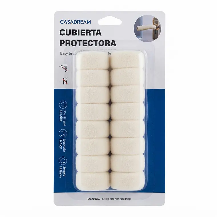 Protector de Manija Puerta Ergonómico Antideslizante Pack 3