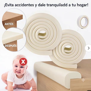 Protector de bordes Bebé Tira 2m Flexible 