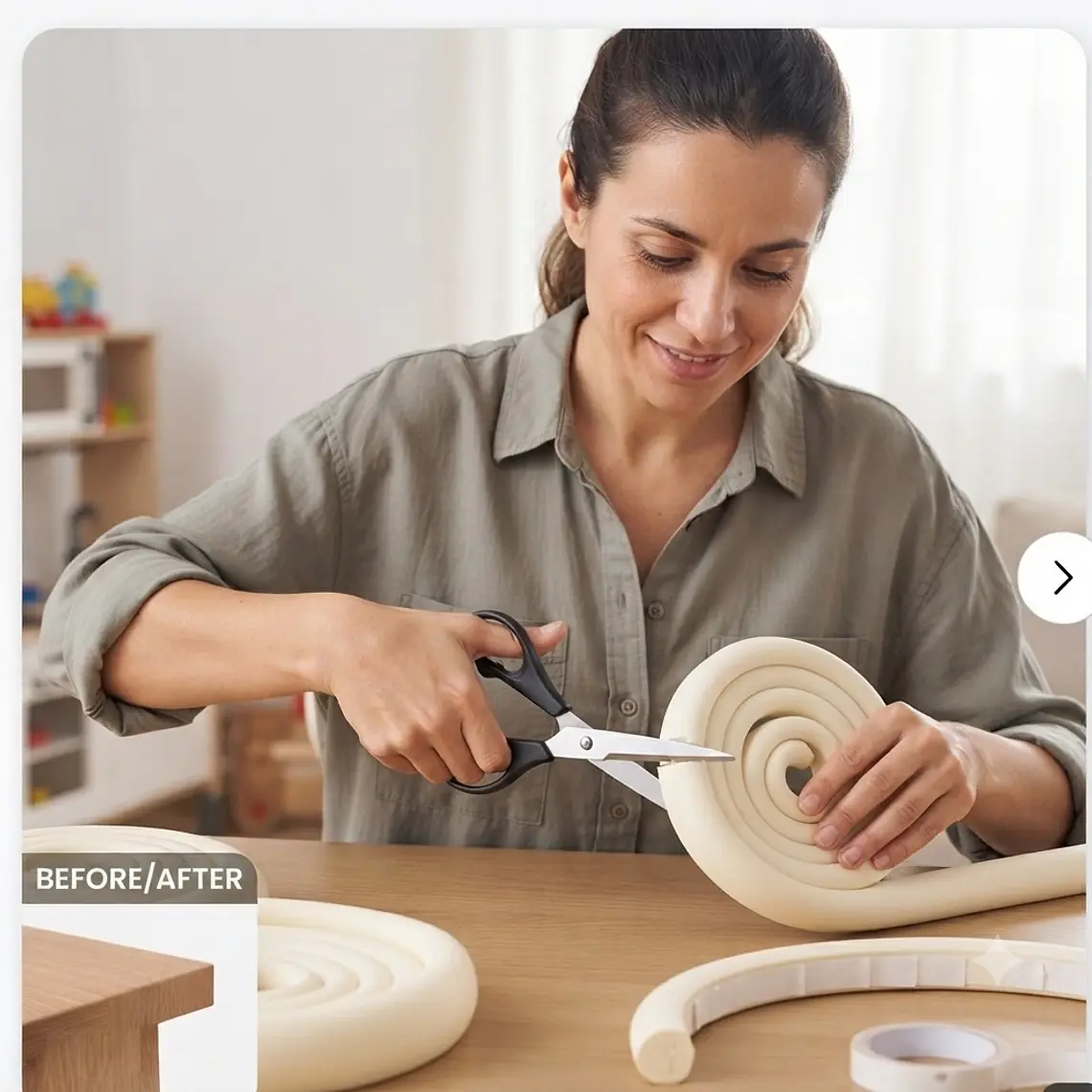 Protector de bordes Bebé Tira 2m Flexible  3