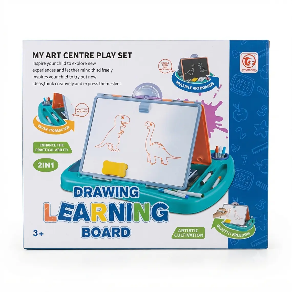 Set de Arte 2 en 1 Pizarra y Dibujo para Niños 2