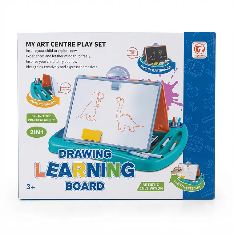 Set de Arte 2 en 1 Pizarra y Dibujo para Niños 2