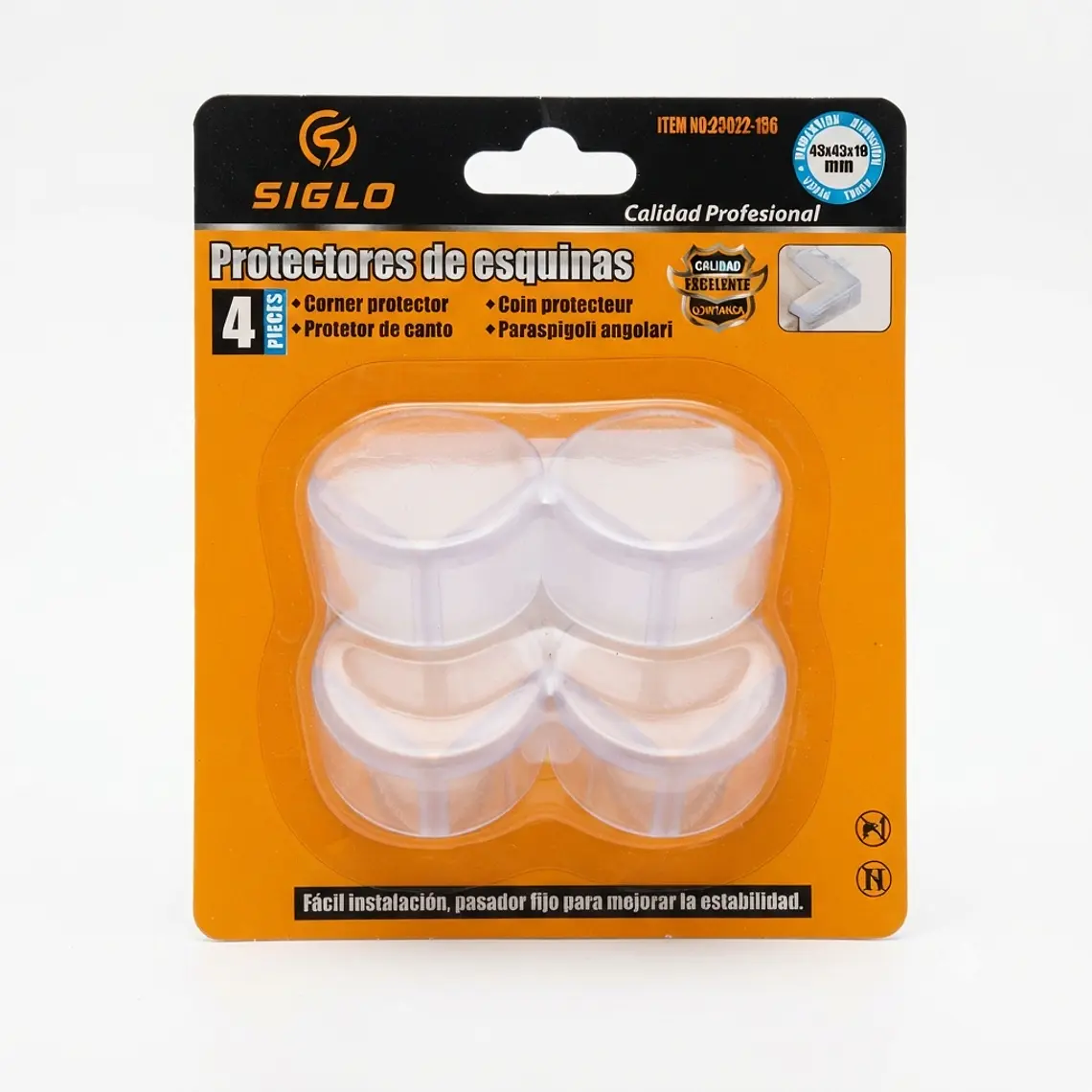 Protectores para esquina  x4 curvo 1