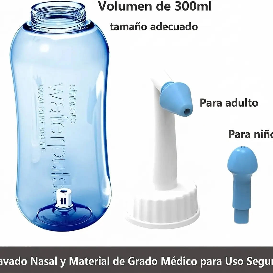 Limpiador Irrigador Nasal Waterpulse 300ml  8
