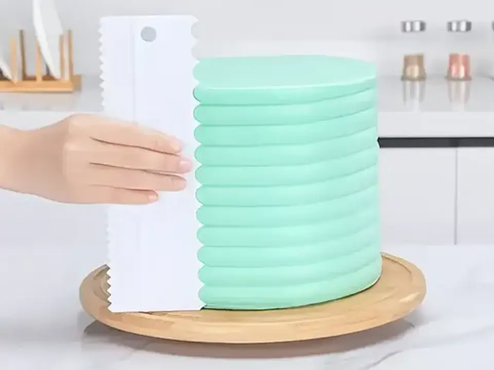 Raspador Alisador Para Decorar Tortas Y Pastelería 9