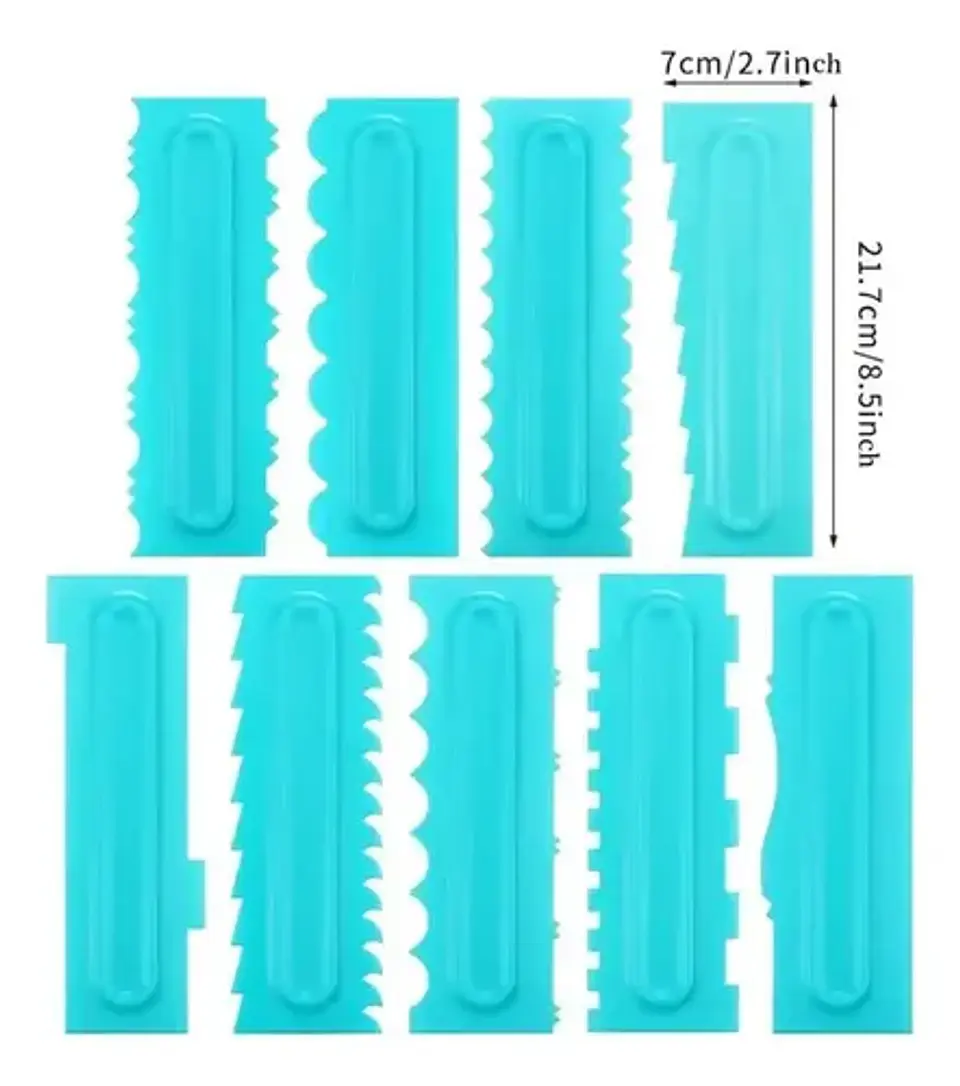 Raspador Alisador Para Decorar Tortas Y Pastelería 27