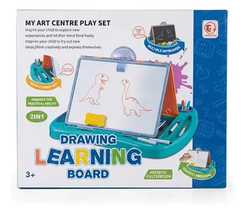 Set De Arte 2 En 1 Pizarra Y Dibujo Para Niños