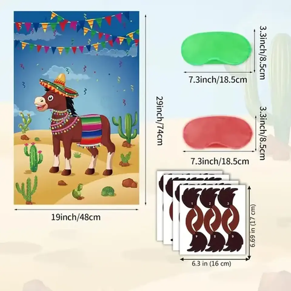 Juego Ponle La Cola Al Burro  Fiesta Infantil 3
