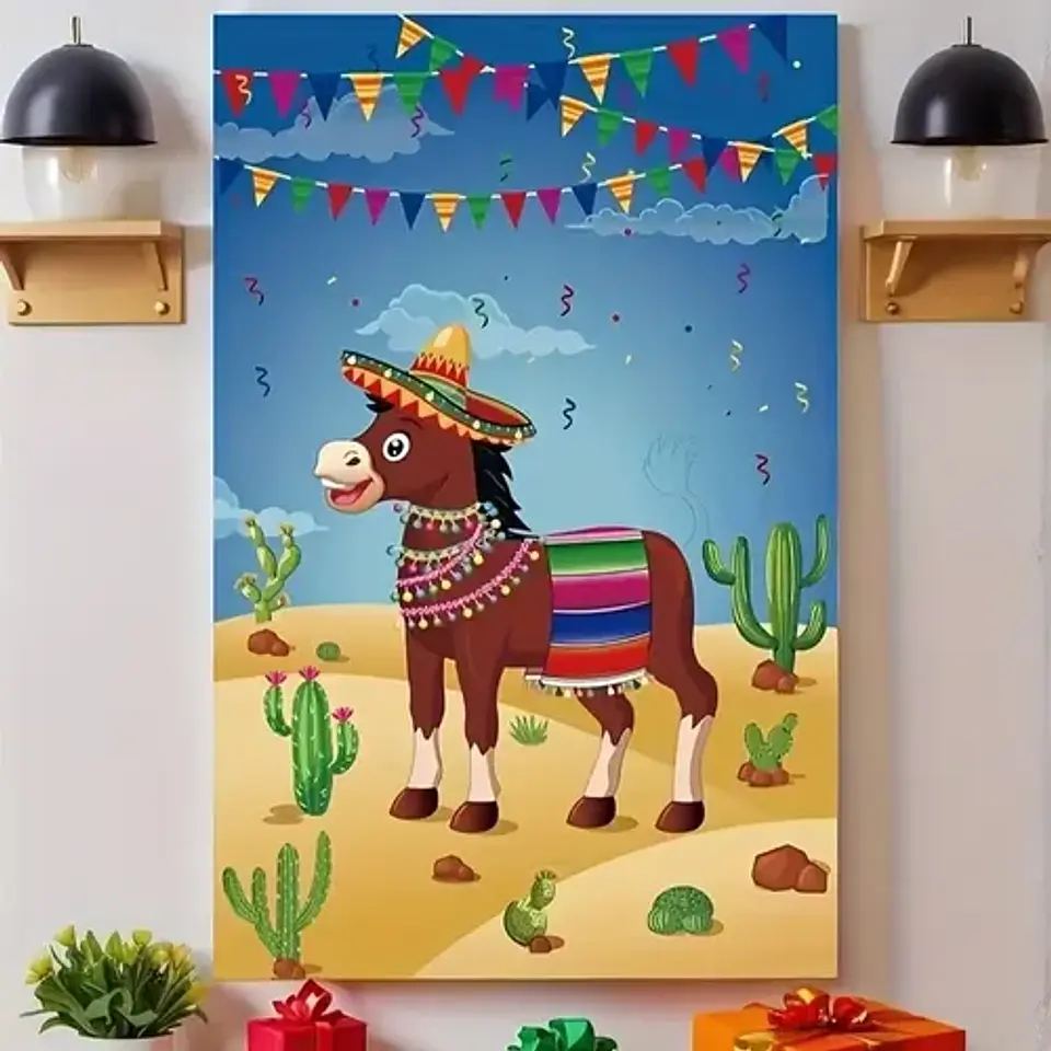 Juego Ponle La Cola Al Burro  Fiesta Infantil 4