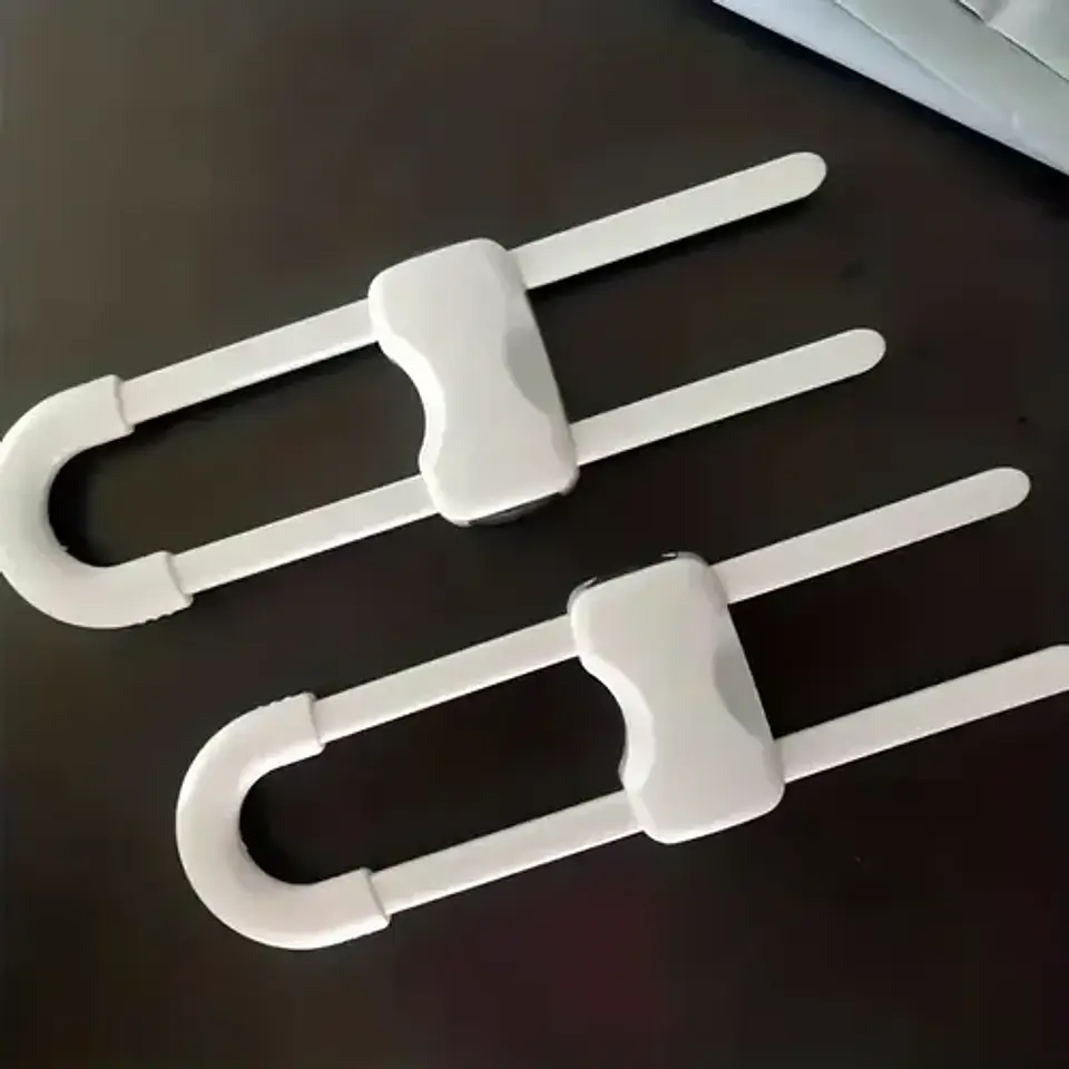 2 Cerraduras Tipo U Para Gabinetes Y Puertas  3