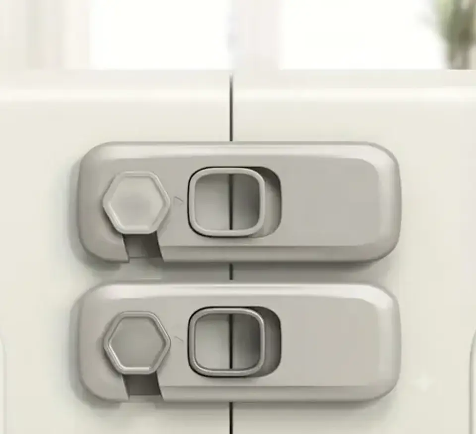 Cerradura De Seguridad Para Refrigerador Y Gabinetes  X2un 4