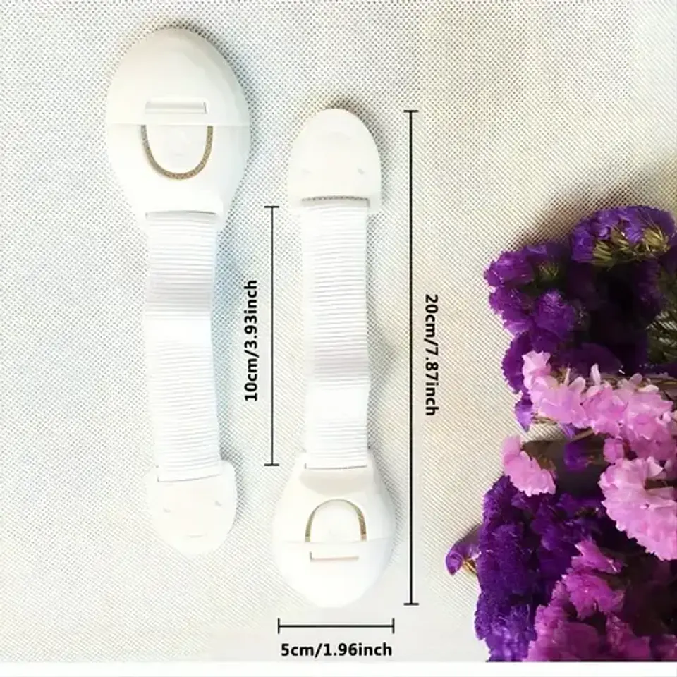 6 Seguro Flexible De Proteccion Niños Cajones Puerta 6