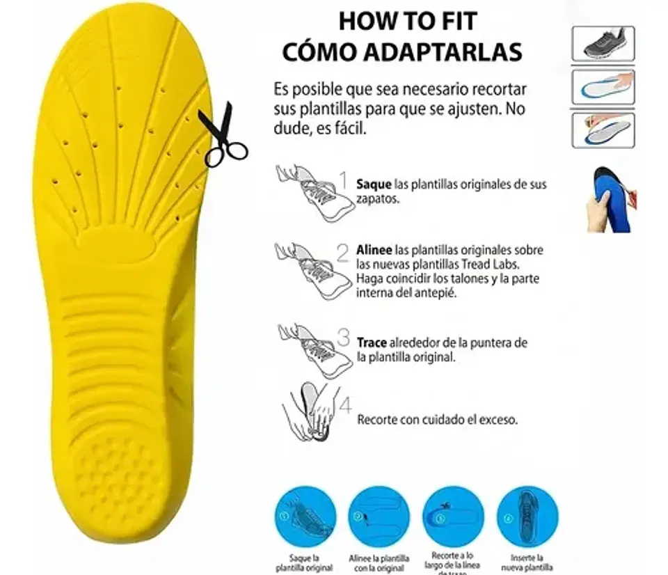 Plantillas Para Zapatos, Plantillas De Espuma Viscoelastica 5