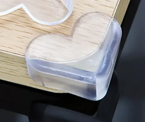 Protectores Para Esquina De Silicona X4 Corazón 