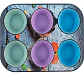 Molde Cupcake X 6pzs Antiadherente Reposteria - Miniatura 1