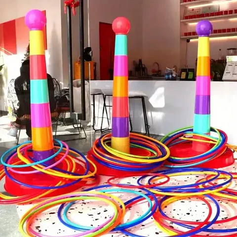 Juego De Lanzamiento De Aros
