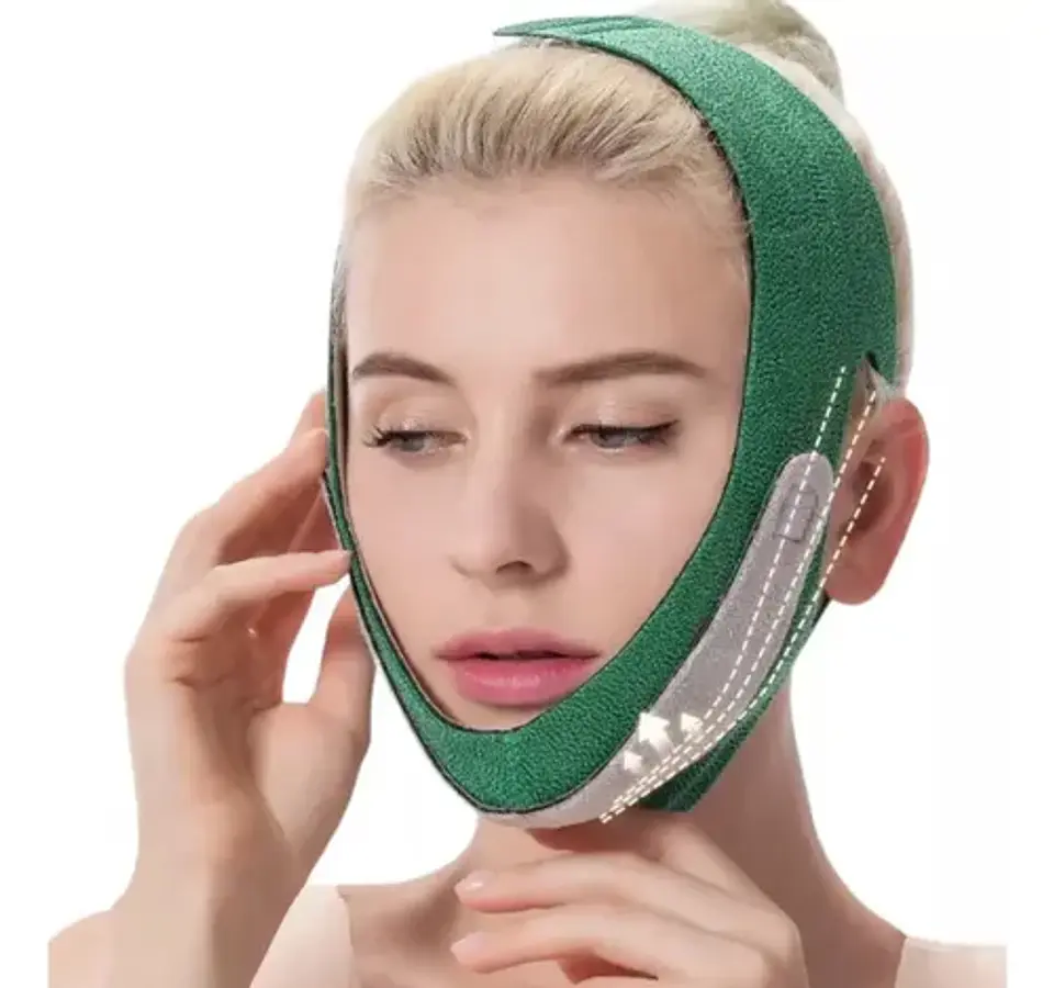 Faja Mentonera Reduce Papada Correa Adelgazante Facial Antia 4