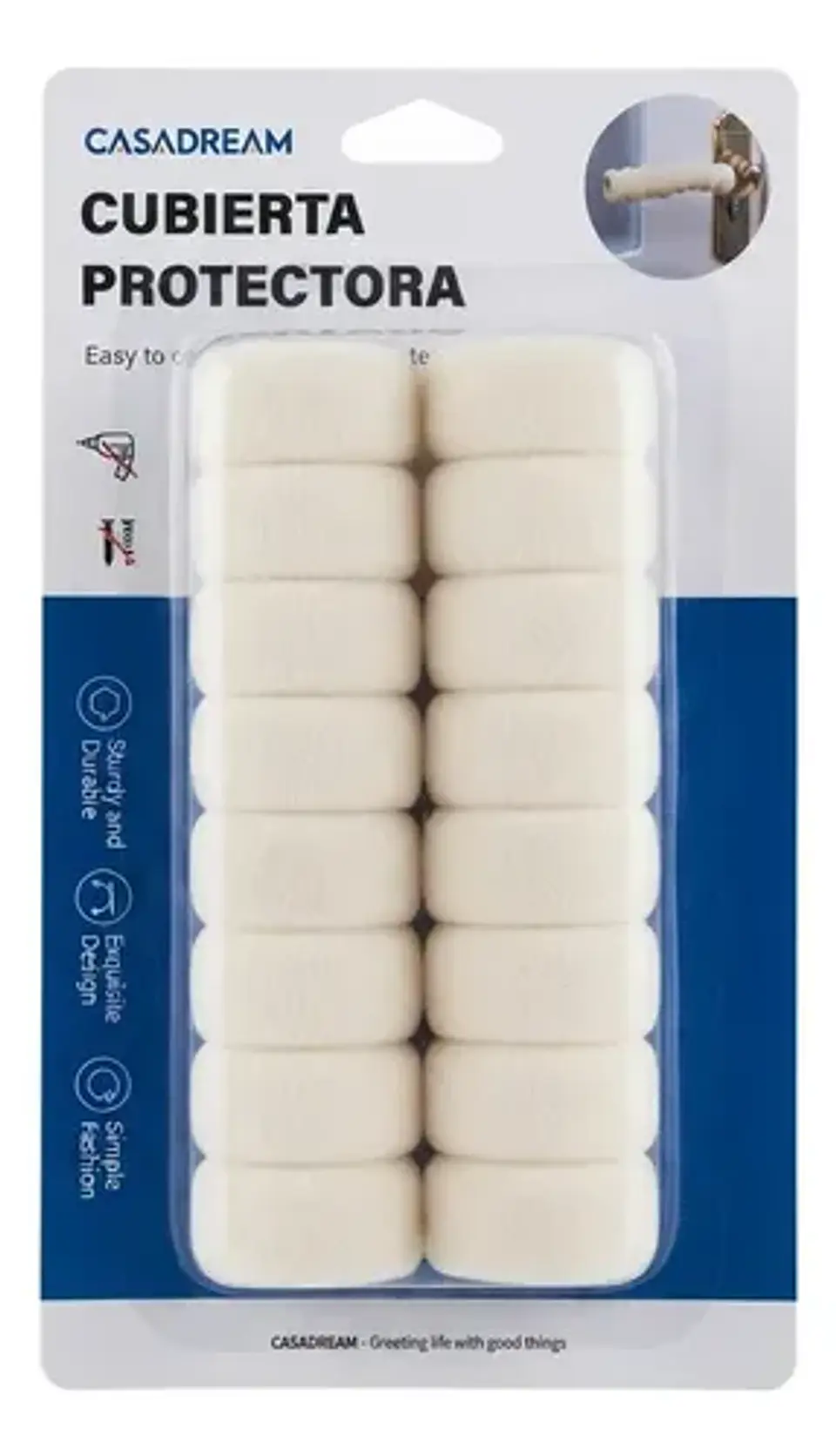 Protector De Manija Puerta Ergonómico Antideslizante Pack 2