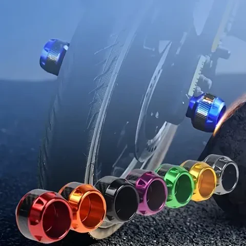 Par Sliders Protectores De Eje Para Moto