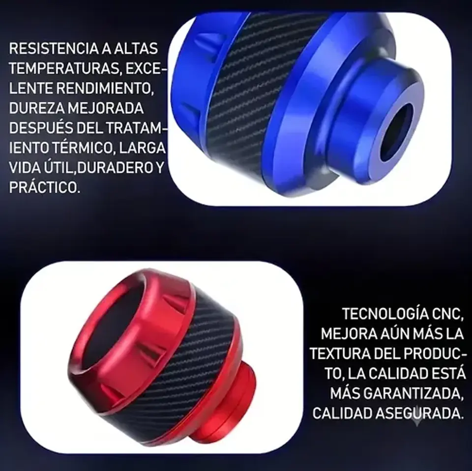 Par Sliders Protectores De Eje Para Moto 6