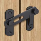 Cerradura Tipo Granero 180° Para Puerta Abatible O Corrediza - Miniatura 1